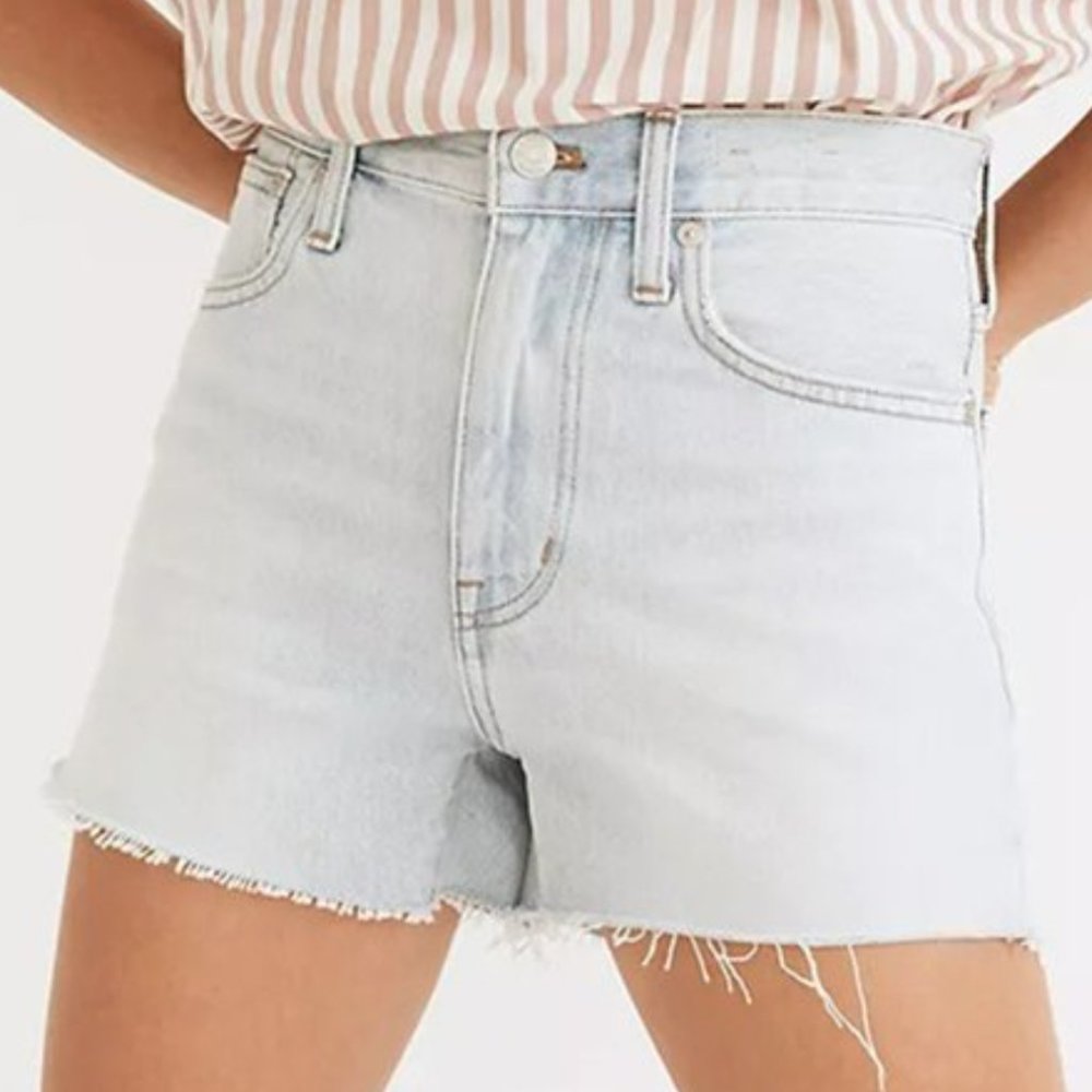 NWT Madewell | Light Blue Essen Wash Jean Shorts - Women